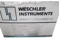 WESCHLER GX-352 PANEL METER 50-0-50 DC AMPERS NSMP