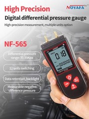 Portable Digital Manometer Differential Air Pressure Gauge HVAC Gas Meter Tester