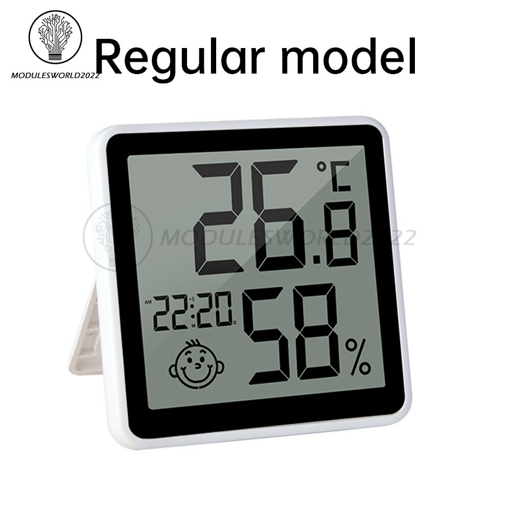 6048 LCD Digital Display Electronic Temperature Humidity Meter -50~+70℃ 10~99%RH