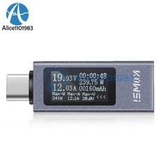 KWS-2301C Voltmeter Ammeter USB C Charging Tester Digital Display DC 4-30V 0-12A