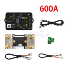 DC0-120V 100A 400A 600A Coulomb Meter High-precision Voltage Current Coulometer