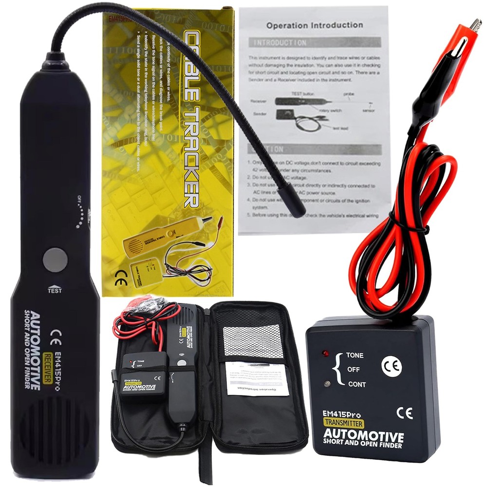 Cable Tracker Electrical, EM415 PRO Automotive Short & Open Finder, Wire Trac…