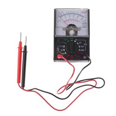 MF-110A AC/DC Analog Multimeter & 2x Test Pens 250V 1000V Voltmeter Ammeter