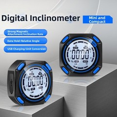 Digital Angle Measuring Device with Large Screen and Automatic Backlight