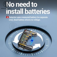 ANENG Button Cell Battery Tester 9V N AA AAA Universal Digital Battery Tester