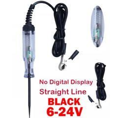 DC12V Voltage Test Pen Probe 6V-24V Car Electric Circuit Tester Straight Line US