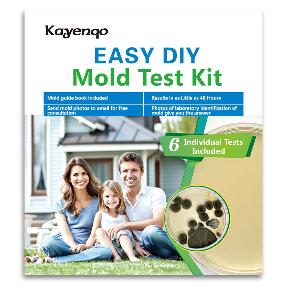 Mold Test Kit for Home – 6 Simple Detection Tests,Test HVAC System,Home Surfaces