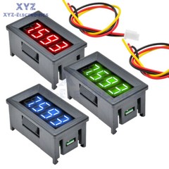 Red/Blue/Green 0.36 Inch LED Display DC 0-100V DC Voltmeter Voltage Meter Panel