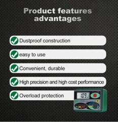 Ground Resistance Tester Resistance Meter Photovoltaic Lightning Protection