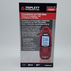 Triplett FM260 Formaldehyde And TVOC Air Quality Meter Tool BNIB