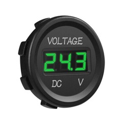 Car ATV Auto Dual USB Charger LED Digital Voltage Amp Gauge Ammeter Voltmeter