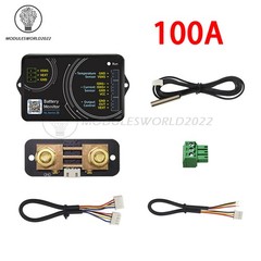 DC 0-120V 100A 400A 600A Bluetooth Battery Coulomb Meter Voltage Current Meter