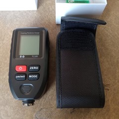 R&D TC100 Car Paint Coating Thickness Gauge Auto Tester Measuring Fe NFe Probe.