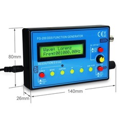 For FG 200 Function Signal Generator with USB Power BNC Clip Cable Package