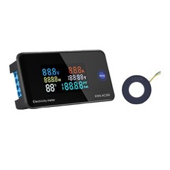 AC300 AC 50300V Voltmeter Amperemeter Power Meter with Timer and Energy Reset