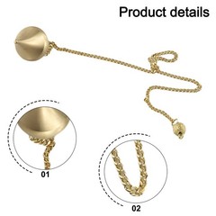 2 Pieces Copper Divining Rods Metal Detector For Divination/Treasure Tools /new