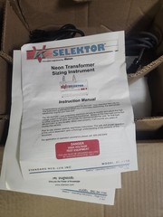 Selektor Neon Transformer Sizing Instrument SK-1100