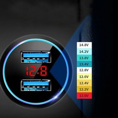 12V Digital LED Display Voltmeter Voltage Gauge Panel Meter Car Motorcycle