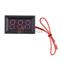 DC 5-120V 0.56″ LED Panel 3-Digit Digital Display Voltmeter Voltage Meter 2 Wire
