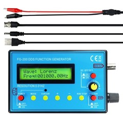 For FG 200 Function Signal Generator with USB Power BNC Clip Cable Package
