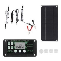 N68R 600W Solar Panel Kit with 100A Controller for Outdoor Vehicle and Camping