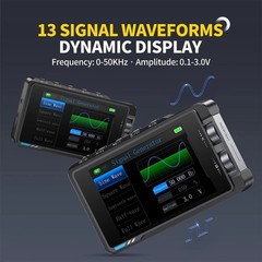 3.5″FNIRSI DS215H Handheld Oscilloscope 50MHz 2-Channel Digital Signal Generator