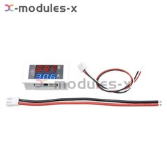 DC 100V 10A Voltmeter Ammeter Blue Red Dual LED Digital Volt Amp Meter Gauge