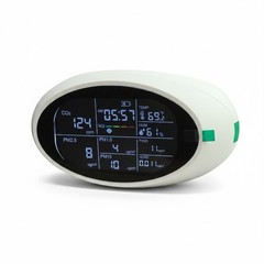 12-in-1 Indoor Air Quality Monitor CO2 PM1.0 PM2.5 HCHO TVOC Portable Detector
