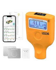 Coating Dikte Meting Paint Gauge Auto LS236, DualDisplay with Read Rotation 0…