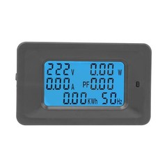 6 In 1 Digital LCD Meter Voltage 110-250V Current 100A Power Monitor Panel With