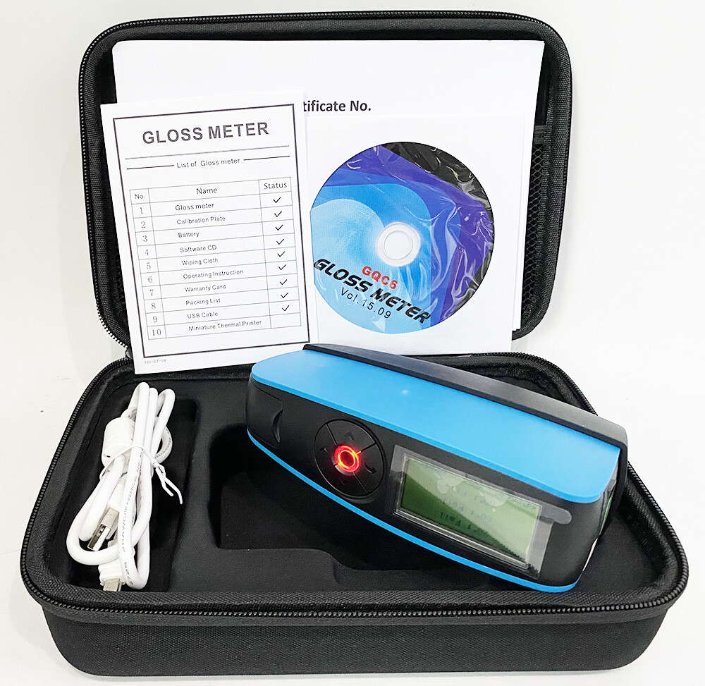 Trio 20/60/85 Glossmeter with Auto-calibration and High-end QC Software USB