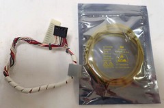 HP 86120C FRONT PANEL, POWER SUPPLY & OPTIC CABLE ALL TESTED & WORKING!