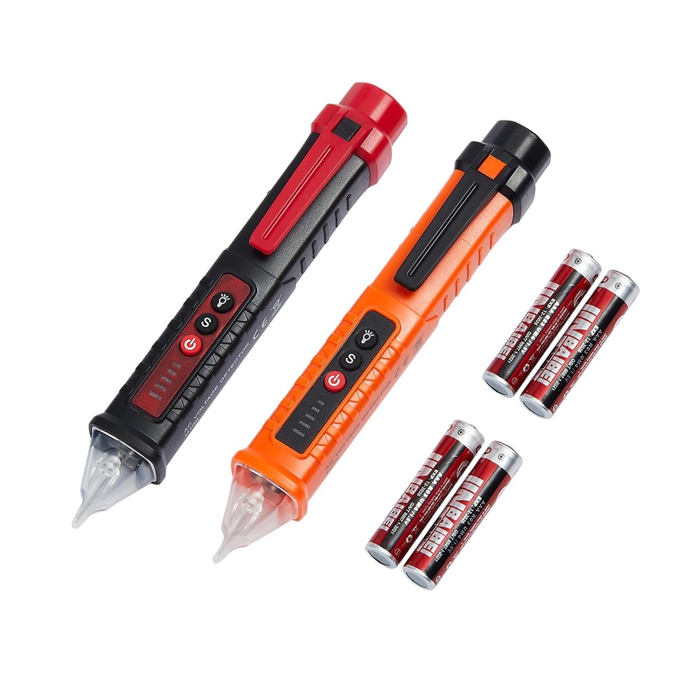 2 Pack NonVoltage Detector, Voltage Tester Electrical Tester, AC 12V/48V/70V1…