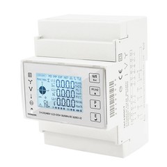 3 Phase DIN Rail Energy Meter Electric Consumption Meter with 3x KCT24 100-400A