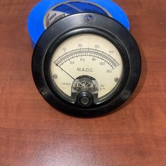 Vintage MA D.C 0-40 VOLTS D.C. 0-150 Meter, WACLINE Mod AED Model 301