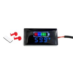Battery Voltage Meter DC12-150V Voltmeter Clear LCD Display Easy Installation