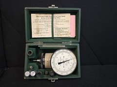James G. Biddle Hand Tachometer No. 455/55615 Made in Switzerland. Untested