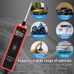 Power Circuit Probe Tester 6V-30V DC Test Light Car Fuse Tester Tool Short Ci…