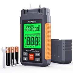 Wood Moisture Meter with 2.25″ LCD Display, Tricolor Backlight – Check Dampness
