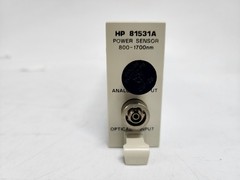 HP/Agilent 81531A Optical Power Sensor Module, 800 – 1700nm, +3 to -90dBm