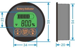TR16 DC 8-120V 50A/100A/350A Battery Capacity Tester Voltage meter Coulometer