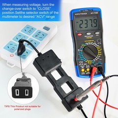 AC Current Line Splitter,Line Splitter for Clamp Meter Measures up to 15A Cur…