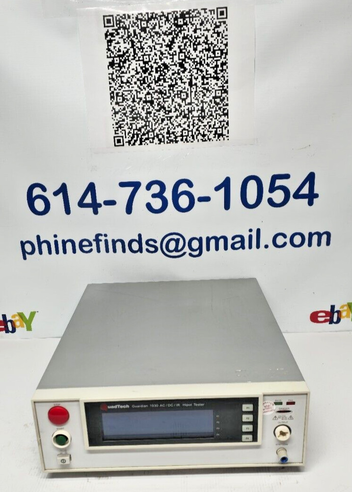 QuadTech Guardian 1030 AC/DC/IR Hipot Tester