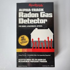 RadTrak Catalog No 2300 Alpha-track Radon Gas Detector New Sealed