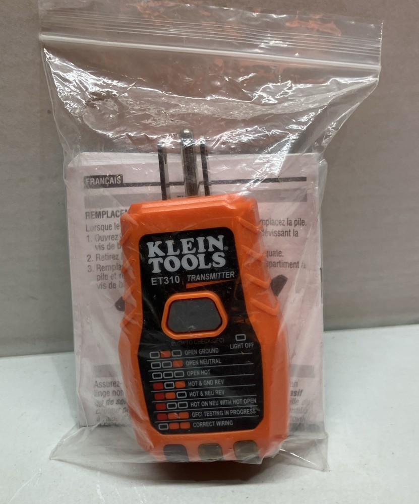 Klein Tools ET310TRANS Replacement Transmitter for ET310 Tested With Manual