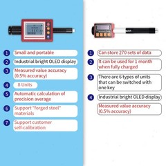 Pen-type Leeb Hardness Test Equipment with Indicated Value Accuracy ±0.5%