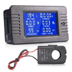 AC Digital Multimeter Ammeter Voltmeter LCD Display 80-260V 100A Energy Power US