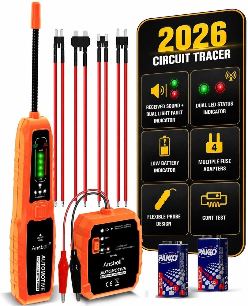 Automotive Circuit Tracer & Short Open Finder, DC 6-42V Professional …