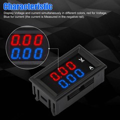 DC 100V 10A LED Digital Display Voltmeter Ammeter Volt Amp Current Voltage Meter