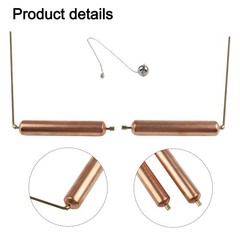 Lightweight and Portable Copper Divining Rods Set for Accurate Treasure Hunting